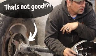 Two ways to tell if your axle housing is bent!! #rockcrawler #metalworking #automotive