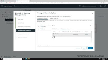 Migrating VMkernel port from standard to VMware vSphere Distributed Switch (vDS)