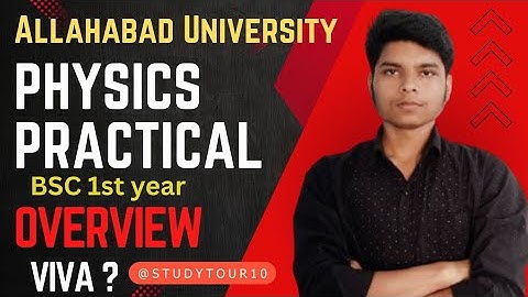 Physics Practical Bsc 1st year Allahabad University | Allahabad University Physics Practical