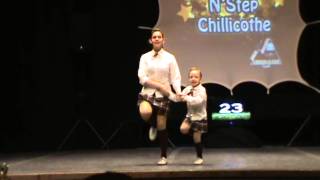 Hannah Jane and Ali do a beginner clogging duo