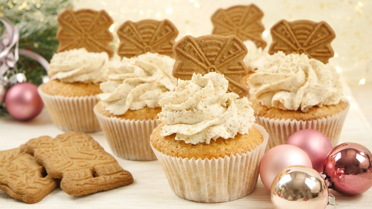 Spekulatius Cupcakes - Winterliche Cupcakes zu Weihnachten - YouTube