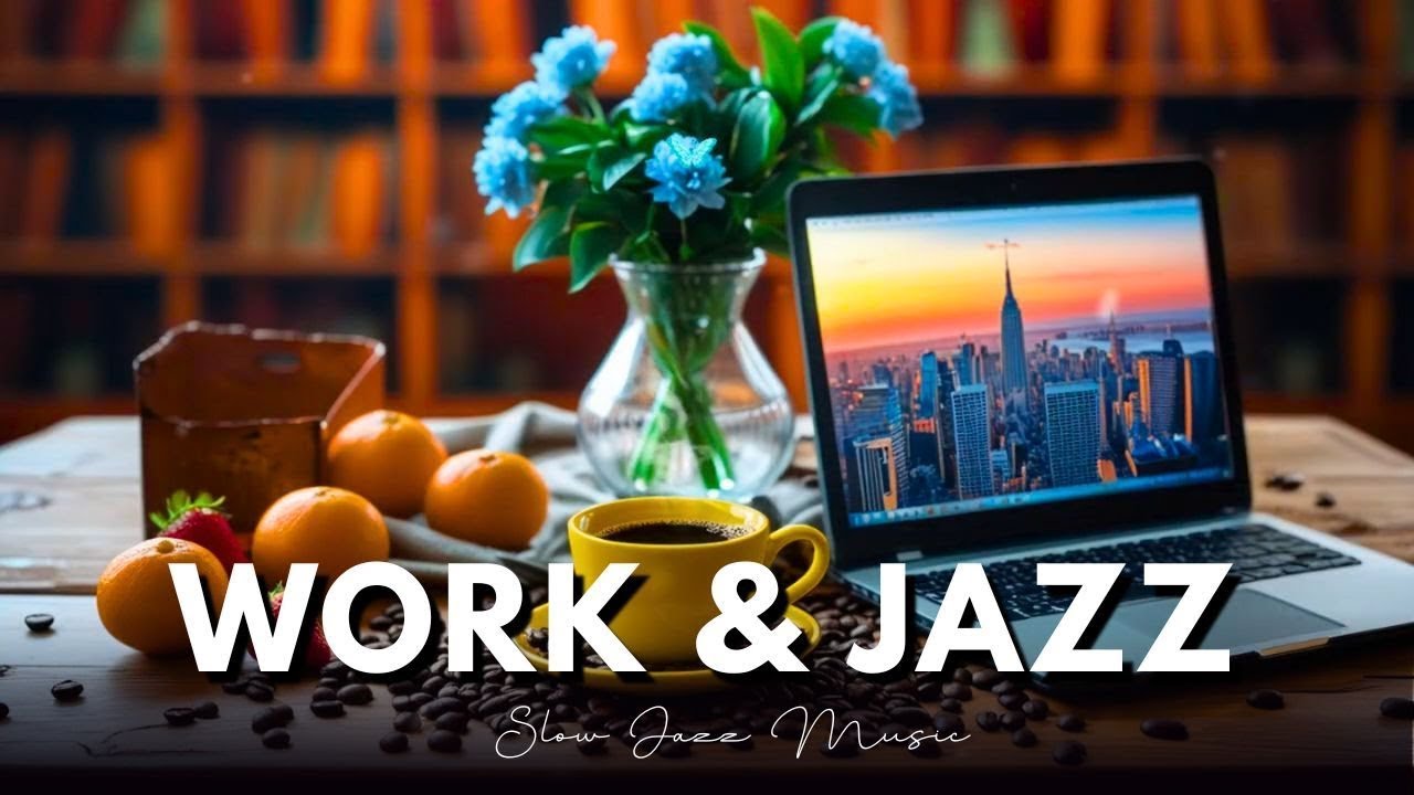Work Jazz Piano - Slow Jazz Music - 24/7 Live Stream - Music For Work & Study