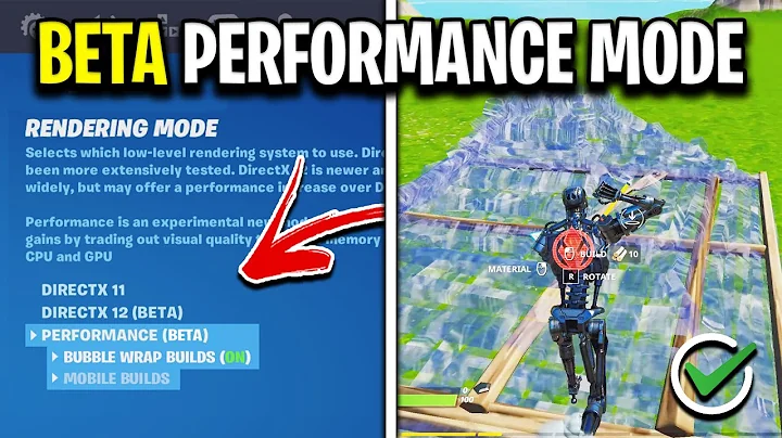 How do I get performance mode Alpha instead of beta? (2023)