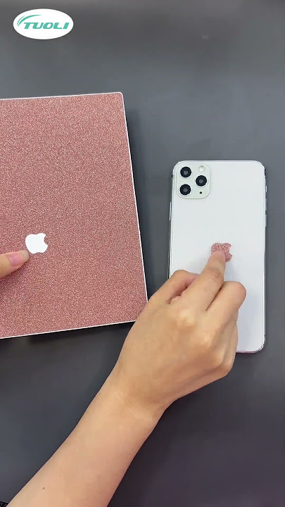 customized apple logo by yourself   #backskinsticker #backskin #colorfulpatternbackfilm