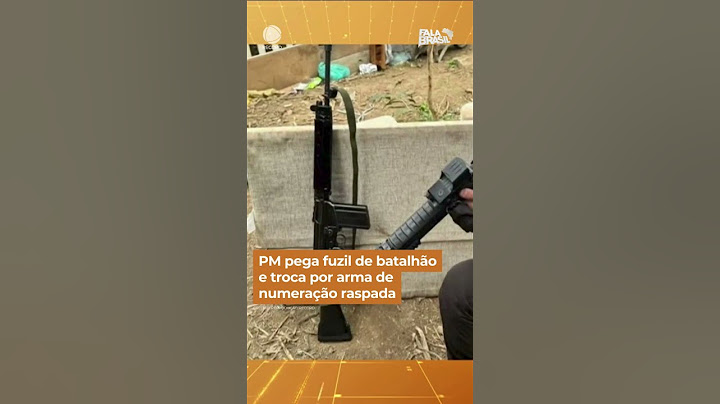 PM pega fuzil de batalhão e troca por arma de numeração raspada #shorts