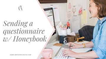 Sending a questionnaire with Honeybook