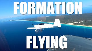 Learning Formation Flying in an RV7A