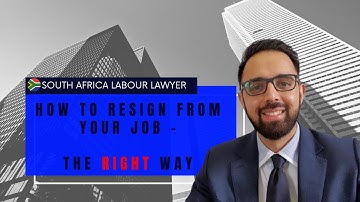 [L177] HOW TO RESIGN FROM YOUR JOB |RESIGNING BY SMS? | EXPLAINED BY A SOUTH AFRICAN LABOUR LAWYER