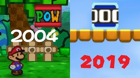 Evolution of POW Blocks in Mario games officially released in China