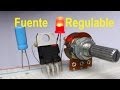 ✅ Fuente Regulada de voltaje variable (LM317) Variar velocidad Motor