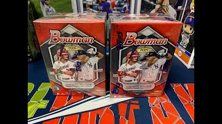 Opening 2 More Blaster Boxes Of 2024 Bowman Baseball!! Very Nice Bowman 1st Parallel Pull!!