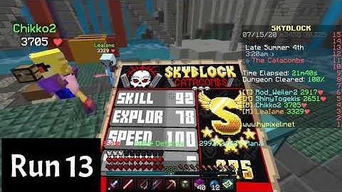 Loot From 30 S RUNS Hypixel Skyblock Dungeons