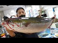 12kg 대방어 올해 처음으로 잡았는데 깜짝놀랐습니다~/대방어 회뜨기/ Yellowtail Amberjack Cutting, sashimi_Korean food