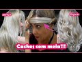 📌COMO CACHEAR CABELO SEM FONTE DE CALOR USANDO UMA MEIA!