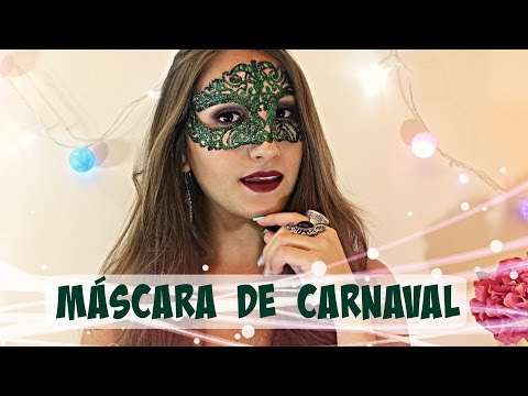 DIY: Máscara de Carnaval Glamurosa por Elisa Bighetti