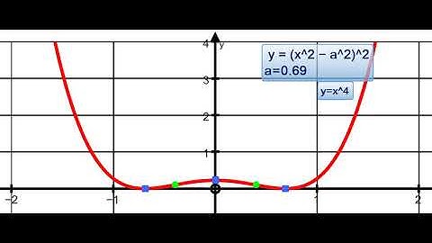 Why does y = x^4 have no inflection points