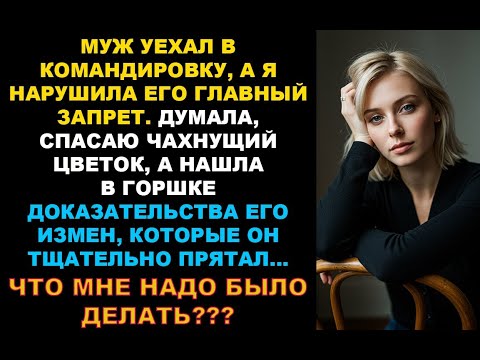 МУЖ ЗАПРЕТИЛ ТРОГАТЬ ЕГО ЦВЕТЫ КОГДА ОН УЕХАЛ В КОМАНДИРОВКУ Я НАРУШИЛА ЗАПРЕТ История из жизни 
