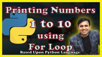 Print Numbers From 1 to 10 in Python / How to print 1 to 10 using Python? (Tutorial 27)