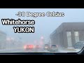 Foggy + Extreme Weather Warning in Yukon | How to survive in the cold weather in Yukon Canada | -38