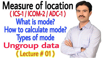 #1 how to calculate mode in statistics for ungrouped data | how many modes are there in a question |