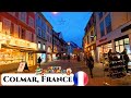 Walking in Colmar at Night 🇫🇷 | Magical Old Town 4K UHD | DJI Osmo Action Pro 5