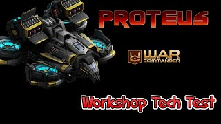 War Commander - Proteus Workshop Tech Test - With & Without.
