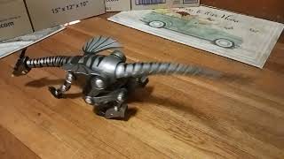 Feng-Yuan Fire Breathing Dragon Roboreptile Knock Off Silver Version