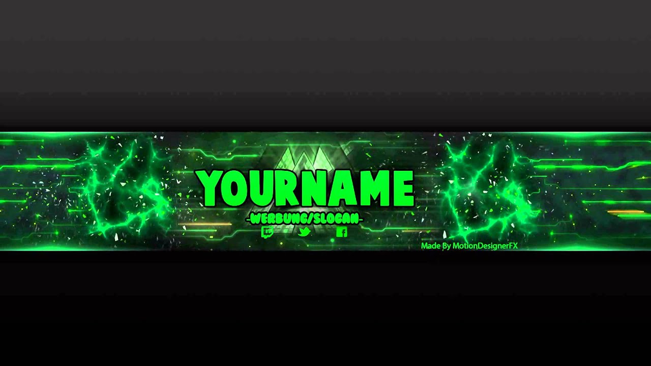 Youtube Banners Template