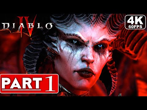 DIABLO 4 Gameplay Walkthrough Part 1 FULL GAME [4K 60FPS PC ULTRA] - No Commentary