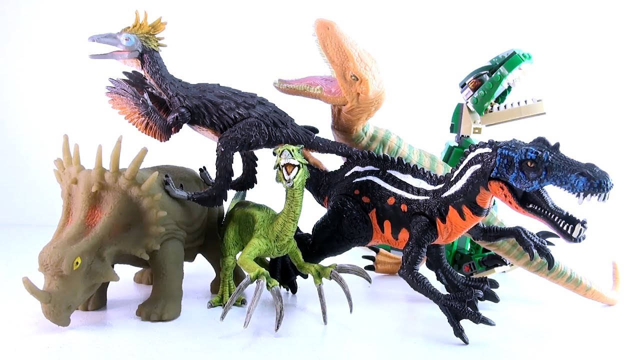 sociaal bedenken strip 6 Random Dinosaur Toys - Tyrannosaurus Rex, Styracosaurus - Lego Schleich  Walking with Dinosaurs - YouTube