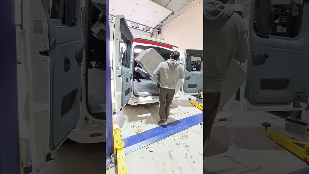 ALPINE CAMPER DESIGNS BESPOKE KITCHEN GOING INTO CAMPERVAN