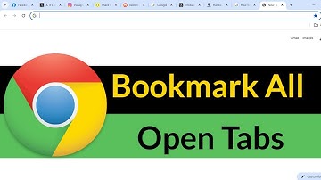How to Bookmark All Open Tabs in Chrome?