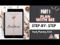 Plan with me  step by step  2024 yearly planning