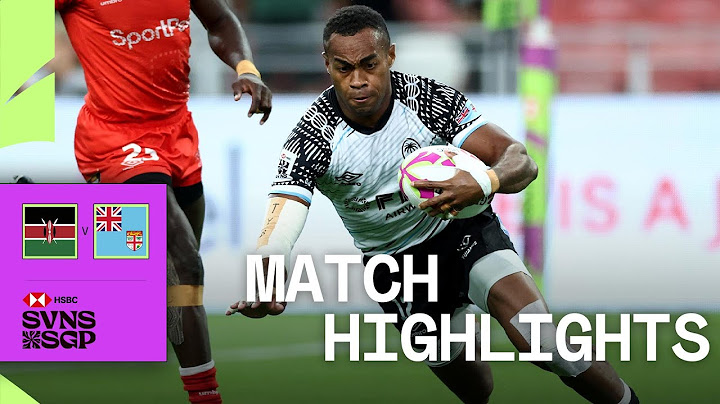 Fiji FLY to the title! 🥇 | Kenya v Fiji | HSBC SVNS Singapore 2025 | Men's Match Highlights