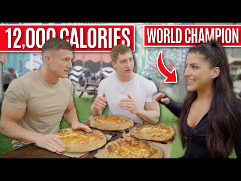 BROTHERS vs WORLD RECORD competitive eater 12, 000 calorie challenge