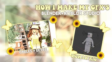 how to make a simple ROBLOX gfx in BLENDER! version 2.8|cycles vs eevee full tutorial!|~sunnyskiies~
