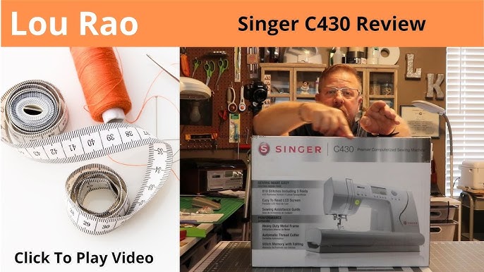 SINGER® C430 Sewing Machine Guide - Full Video Guide - YouTube