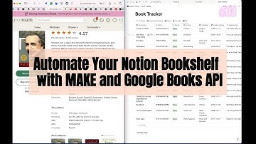 Auto generate your Bookshelf Data with using MAKE and Google Book API