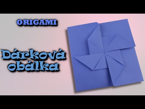 Video: Jak Vyrobit Dárkovou Obálku