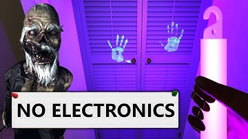 This NO ELECTRONICS Challenge was Actually GREAT - Phasmophobia