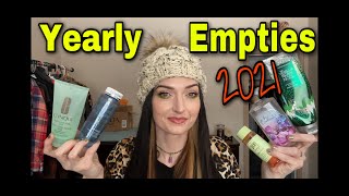 Yearly Non-Makeup Empties 2021 - Products I&#39;ve Used Up