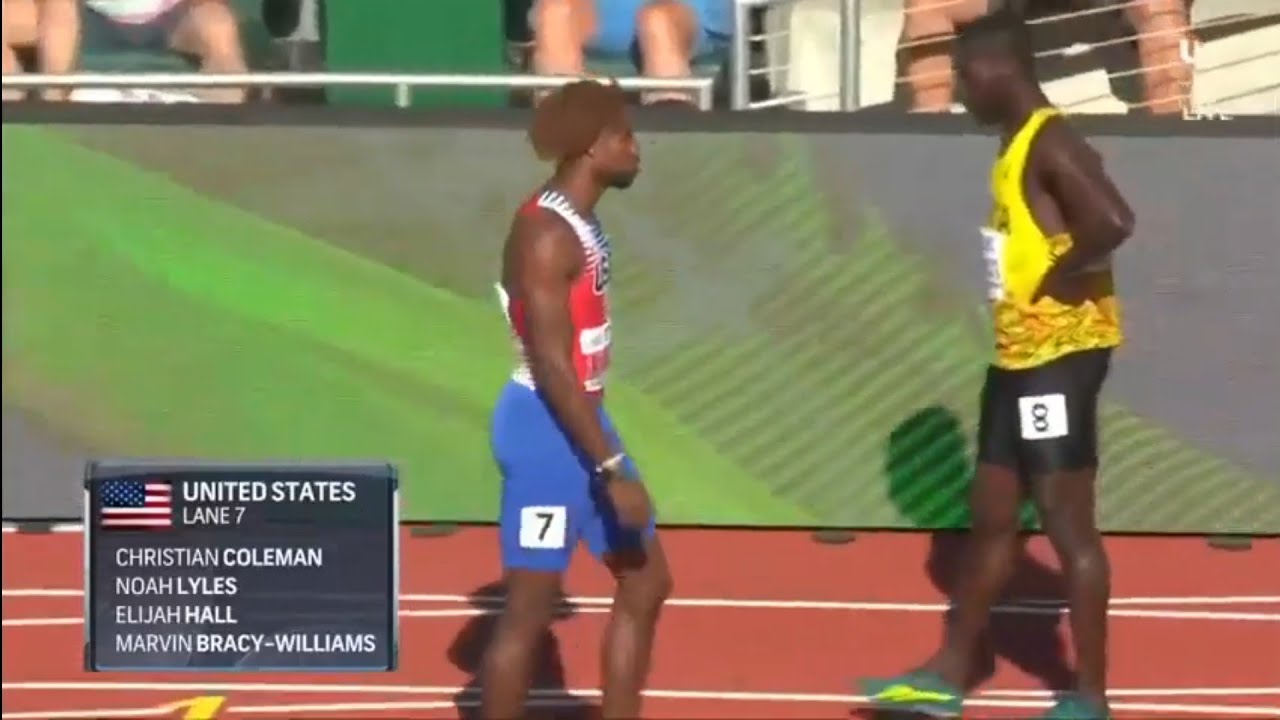 Man 4x100m relay final world athletics championships 2022 sport YouTube