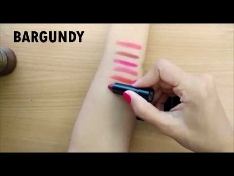 Colourbox Oriflame Lipstick Review & Swatches | Bahasa | Nurul Muthia Sari. 