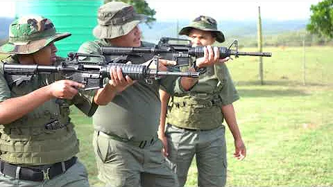 Anti Poaching Ranger Bootcamp - weapons introductions Pt2