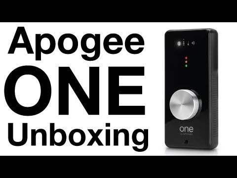 Apogee One Audio Interface Unboxing, Overview & Test