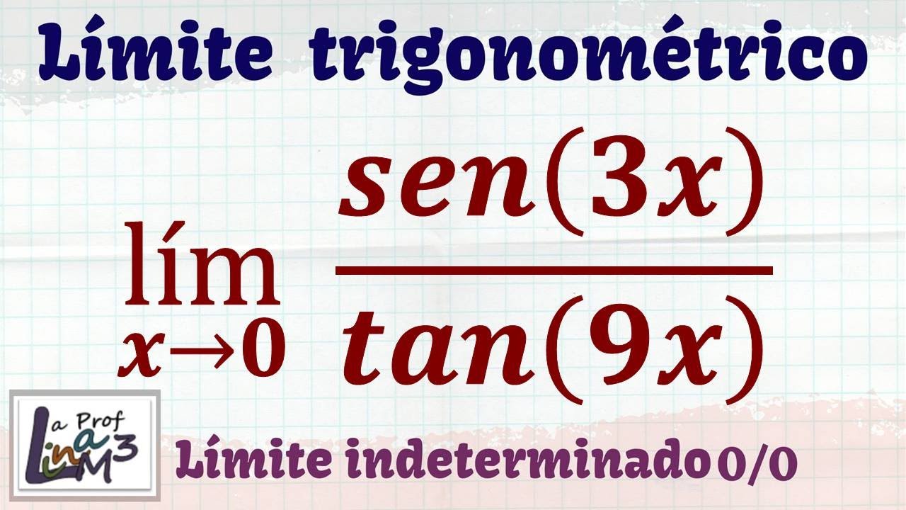 Límites trigonométricos | La Prof Lina M3