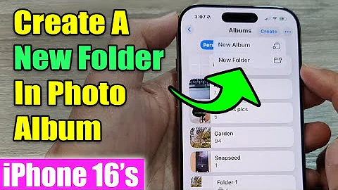 iPhone 16/16 Pro Max: How to Create A New Folder In Photo Album