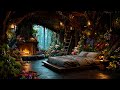 Cozy Exotic Plants Sleeping Nook | Winter Magical Forest Music & Ambience ~ Inner Peace, Relax Mind
