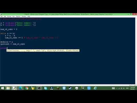 Calculating Modulus and Quotient without using the '%' and ...