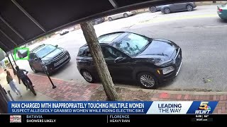 Man charged with inappropriately touching multiple women while riding bike in Cincinnati